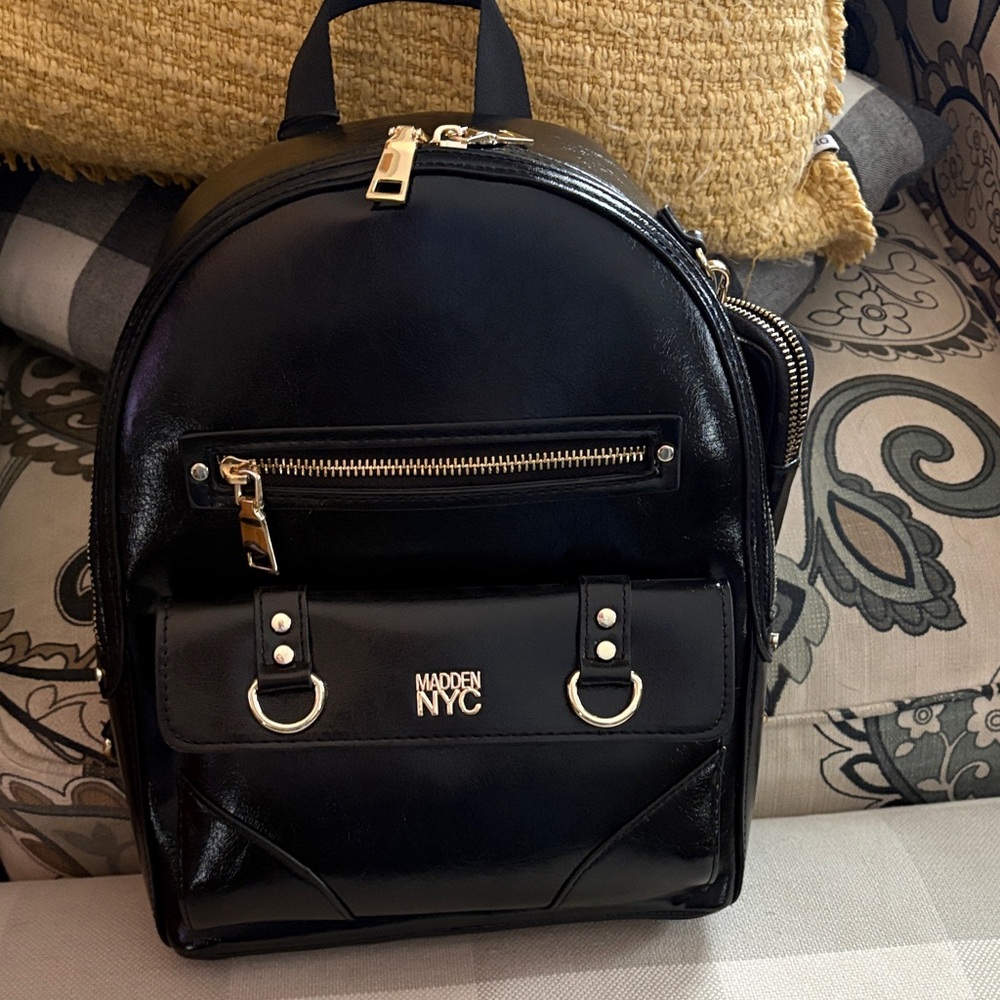 Steve Madden Black Backpack